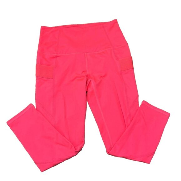Free People FP Movement Cropped Infinity High Rise Leggings Bright Coral Size SP - Picture 1 of 5